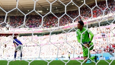 Japan lost 0-1 to an 81st minute goal in the kind of sucker punch they had dished out to Germany earlier in the week (REUTERS)