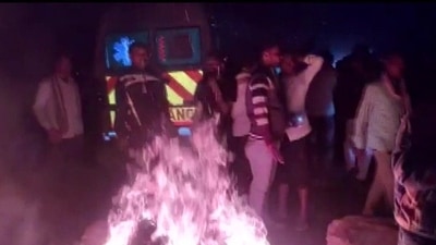 A high-speeding car ran over people in Bihar's Saran. (ANI) A high-speeding car ran over people in Bihar's Saran. (ANI)