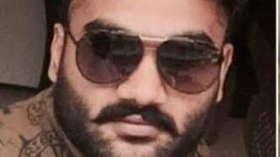 During a high-level meeting of the NIA recently, discussions revolved around including in the UAPA list the names of gangsters such as Satinderjit Singh alias Goldy Brar. (HT_PRINT) During a high-level meeting of the NIA recently, discussions revolved around including in the UAPA list the names of gangsters such as Satinderjit Singh alias Goldy Brar. (HT_PRINT)