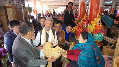 Jaishankar shares video, pics of visit to 'legendary' all-women Manipur market Jaishankar shares video, pics of visit to 'legendary' all-women Manipur market