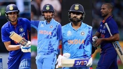 Shubman Gill; KL Rahul; Rohit Sharma; Shikhar Dhawan Shubman Gill; KL Rahul; Rohit Sharma; Shikhar Dhawan