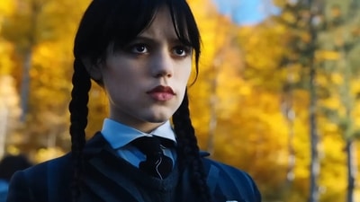 Jenna Ortega as Wednesday Addams. Jenna Ortega as Wednesday Addams.