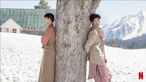 Babil Khan and Tripti Dimri in a still from Qala.