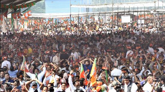 Candidates from the Bharatiya Janata Party (BJP), the Aam Aadmi Party (AAP) and the Congress are fighting to either stay in control or regain control of political strongholds. Their families, meanwhile, are tirelessly campaigning for them. (Representative image/HT Photo)