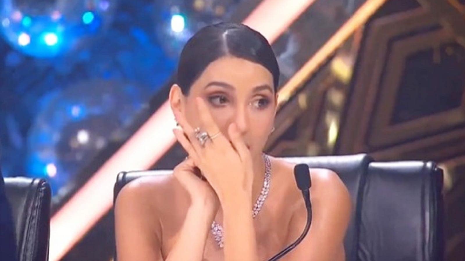 Nora Fatehi cried in the latest episode of Jhalak Dikhhla Jaa 10 as she saw Sriti Jha’s performance.