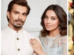 Bipasha Basu and Karan Singh Grover get surprise for daughter Devi from Sonam Kapoor and Anand Ahuja. Bipasha Basu and Karan Singh Grover get surprise for daughter Devi from Sonam Kapoor and Anand Ahuja.