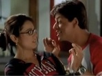 Preity Zinta and Shah Rukh Khan in Kal Ho Naa Ho. Preity Zinta and Shah Rukh Khan in Kal Ho Naa Ho.