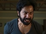 Varun Dhawan in a still from Bhediya. Varun Dhawan in a still from Bhediya.