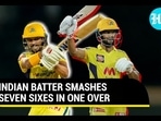 INDIAN BATTER SMASHES SEVEN SIXES IN ONE OVER