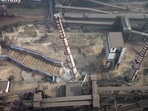 The chimney - 110 metres high - was safely demolished in just 11 seconds and the company tweeted a video of the process, underlining that it had been carried out in a safe, controlled and environmentally friendly manner.(@TataSteelLtd) The chimney - 110 metres high - was safely demolished in just 11 seconds and the company tweeted a video of the process, underlining that it had been carried out in a safe, controlled and environmentally friendly manner.(@TataSteelLtd)