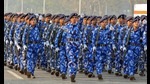 A CRPF women’s marching contingent. (HT FILE PHOTO) A CRPF women’s marching contingent. (HT FILE PHOTO)