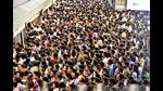 The recent overcrowding in the coaches, especially during the peak hours, has raised the eyebrows of both passengers and authorities. (Photo: Raj K Raj/HT) The recent overcrowding in the coaches, especially during the peak hours, has raised the eyebrows of both passengers and authorities. (Photo: Raj K Raj/HT)