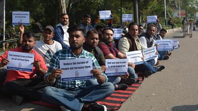 The protest by Congress’ Youth Wing will be continued till the demands are met and will be held from 12.00 pm to 05.00 pm at the Chandigarh railway station. (HT File)