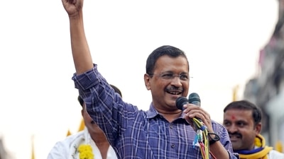 Bhavnagar, Nov 27 (ANI): Delhi Chief Minister and Aam Aadmi Party (AAP) National Convenor Arvind Kejriwal addresses the crowd during a roadshow for the upcoming Gujarat Assembly elections, in Bhavnagar on Saturday. (ANI Photo) (ANI) Bhavnagar, Nov 27 (ANI): Delhi Chief Minister and Aam Aadmi Party (AAP) National Convenor Arvind Kejriwal addresses the crowd during a roadshow for the upcoming Gujarat Assembly elections, in Bhavnagar on Saturday. (ANI Photo) (ANI)