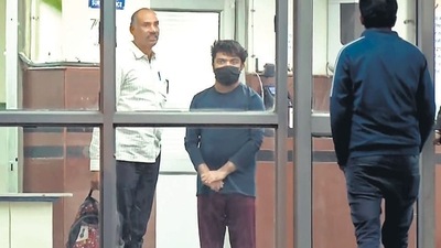 Aaftab Poonawalla at the Forensic Science Laboratory (FSL) office, in New Delhi. (ANI) Aaftab Poonawalla at the Forensic Science Laboratory (FSL) office, in New Delhi. (ANI)