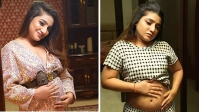 Neha Marda's pregnancy journey. Neha Marda's pregnancy journey.
