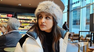 Parineeti Chopra in London. Parineeti Chopra in London.