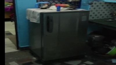 Delhi Pandav Nagar murder: Man's body was stored in a fridge. (Credit: ANI) Delhi Pandav Nagar murder: Man's body was stored in a fridge. (Credit: ANI)