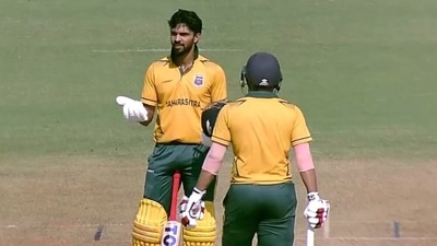 Ruturaj Gaikwad entered history books by smashing 43 runs in an over (Twitter) Ruturaj Gaikwad entered history books by smashing 43 runs in an over (Twitter)