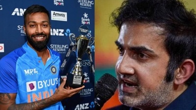 Hardik Pandya; Gautam Gambhir Hardik Pandya; Gautam Gambhir