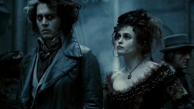 Johnny Depp and Helena Bonham Carter starred in Sweeney Todd: The Demon Barber of Fleet Street. Johnny Depp and Helena Bonham Carter starred in Sweeney Todd: The Demon Barber of Fleet Street.