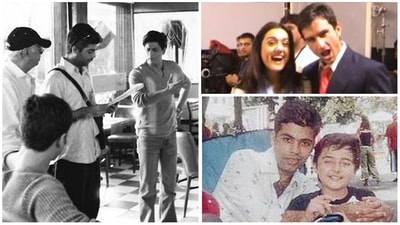 Karan Johar has shared some unseen throwback pics from sets of Kal Ho Naa Ho. Karan Johar has shared some unseen throwback pics from sets of Kal Ho Naa Ho.