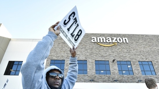 Job losses in the country are likely to be in the low hundreds, the person said, or just a fraction of Amazon’s India e-commerce workforce of over 10,000.(Representational image/ AP) Job losses in the country are likely to be in the low hundreds, the person said, or just a fraction of Amazon’s India e-commerce workforce of over 10,000.(Representational image/ AP)