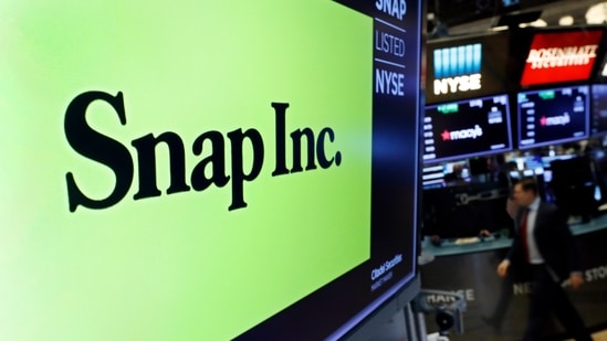 The logo for Snap Inc.(AP)