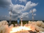 The launchpad and mission control centre is located at Isro’s Satish Dhawan Space Centre in Sriharikota, Andhra Pradesh. (PTI)