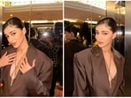 The young, talented and gorgeous Ananya Panday has a keen eye for fashion. She makes heads turns every time she steps out to attend events or movie promotions. She recently attended Priyanka R Khanna's first book launch in a brown oversized pantsuit.(Instagram/@ananyapanday)