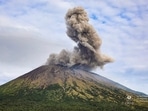 El Salvador: Smoke rises from San Miguel volcano, locally known as Chaparrastique, near San Miguel, El Salvado.