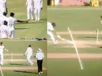 Bangladesh players in disbelief after India A captain given not out Bangladesh players in disbelief after India A captain given not out