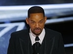 Will Smith during his acceptance speech at the 2022 Oscars.