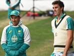 File photo of Justin Langer and Pat Cummins