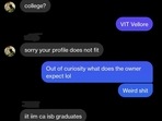 A Twitter user shared the chats with an agent who denied him a house as he wasn't an IIT graduate.