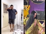 Man recreating Pakistani woman's viral dance steps on Lata Mangeshkar's Mera Dil Ye Pukare Aaja.(Instagram/@saher.i.mansoor) Man recreating Pakistani woman's viral dance steps on Lata Mangeshkar's Mera Dil Ye Pukare Aaja.(Instagram/@saher.i.mansoor)
