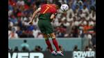 Cristiano Ronaldo was whiskers away from becoming Portugal’s highest World Cup scorer as he barely missed landing a touch on a cross that became his team’s first goal against Uruguay. (AFP) Cristiano Ronaldo was whiskers away from becoming Portugal’s highest World Cup scorer as he barely missed landing a touch on a cross that became his team’s first goal against Uruguay. (AFP)