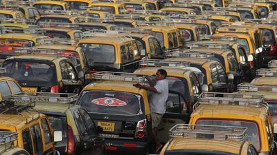 Auto and taxi fares were increased by ₹2 and ₹3 respectively by the RTO from October 1. However, the delay in getting chips led to the calibration process starting only on October 16 (Hindustan Times) Auto and taxi fares were increased by ₹2 and ₹3 respectively by the RTO from October 1. However, the delay in getting chips led to the calibration process starting only on October 16 (Hindustan Times)