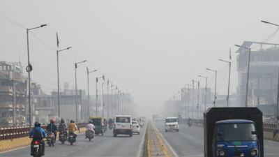 Bailey road flyover in Patna on Tuesday. (Santosh Kumar) Bailey road flyover in Patna on Tuesday. (Santosh Kumar)