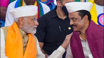 Prime Minister Narendra Modi with Tamil Nadu chief minister MK Stalin earlier this year. (PTI File Photo) Prime Minister Narendra Modi with Tamil Nadu chief minister MK Stalin earlier this year. (PTI File Photo)