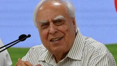 The law department also turned down a bill amounting to ₹15,50,000 submitted by senior advocate Kapil Sibal . (HT Archive) The law department also turned down a bill amounting to ₹15,50,000 submitted by senior advocate Kapil Sibal . (HT Archive)