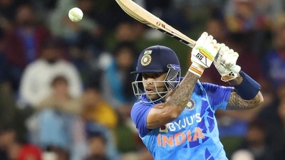 India's Suryakumar Yadav in action (AP) India's Suryakumar Yadav in action (AP)