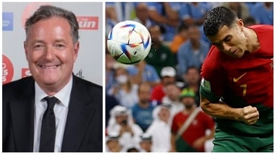 Piers Morgan has revealed that Ronaldo messaged him after the match. (Reuters- Twitter/Piers Morgan) Piers Morgan has revealed that Ronaldo messaged him after the match. (Reuters- Twitter/Piers Morgan)