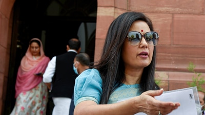 Mahua Moitra tweeted on the top court's comments on Centre and Collegium. (File) (PTI) Mahua Moitra tweeted on the top court's comments on Centre and Collegium. (File) (PTI)