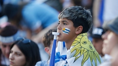 FIFA World Cup: Fans watch Portugal v Uruguay. (Reuters)
