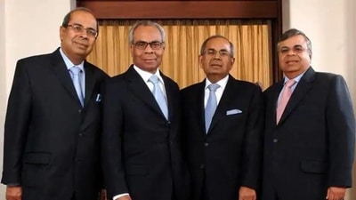 Hinduja Brothers: Hinduja Group, controlled by four siblings, Srichand, Gopichand, Prakash, and Ashok, has a net worth of  <span class='webrupee'>₹</span>122,761.29 crore. (Reuters File Photo)