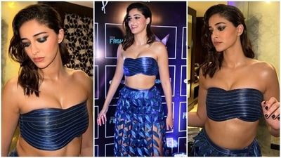 Ananya Panday owns the ramp with her bold makeup and sultry outfit at a fashion show. (HT Photo/Varinder Chawla) Ananya Panday owns the ramp with her bold makeup and sultry outfit at a fashion show. (HT Photo/Varinder Chawla)