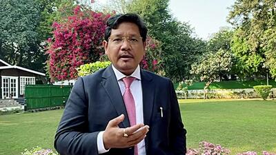 Meghalaya chief minister Conrad K Sangma said the process for the second round of talks with Assam for resolving the border dispute has become slightly complicated due to the Mukroh violence (ANI File)