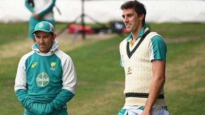 File photo of Justin Langer and Pat Cummins