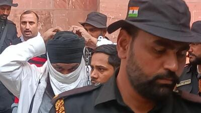 A special court of the National Investigation Agency (NIA) sent Babbar Khalsa International (BKI) and Khalistan Liberation Force (KLF) terrorist Kulwinderjit Singh alias Khanpuria – who was allegedly involved in attacks on establishments connected to the Dera Sacha Sauda and Punjab Police – to three-day custody. (HT Photo)